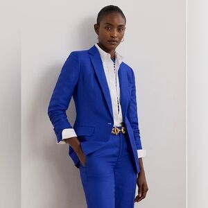 New Lauren by Ralph Lauren Linen Twill Blazer size 6 petite